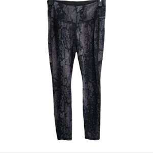 Calia Python Print Gray Black Leggings
